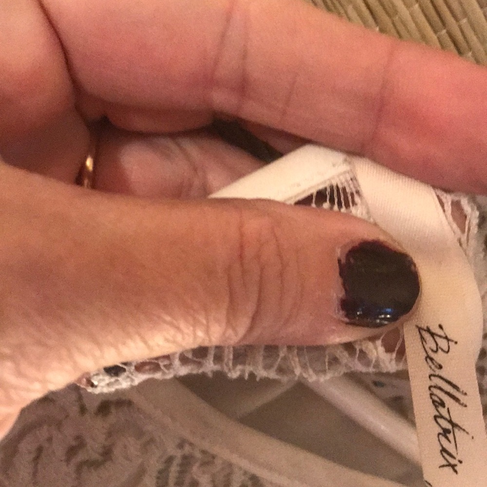 Off white lace top, women’s BELLATRIX/year round - Picture 3 of 4